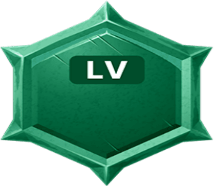 level badge