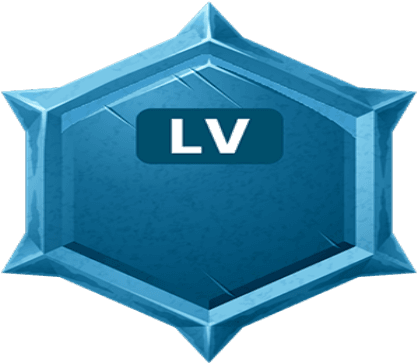 level badge