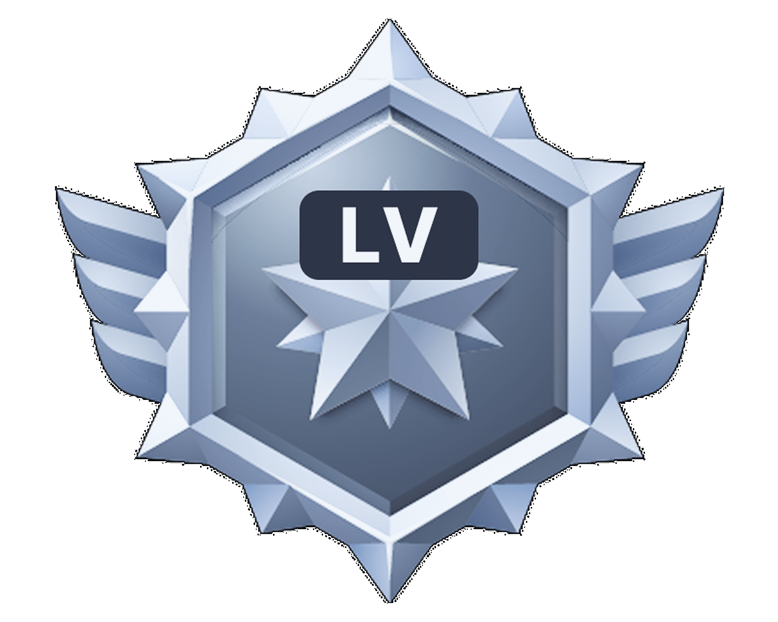 level badge