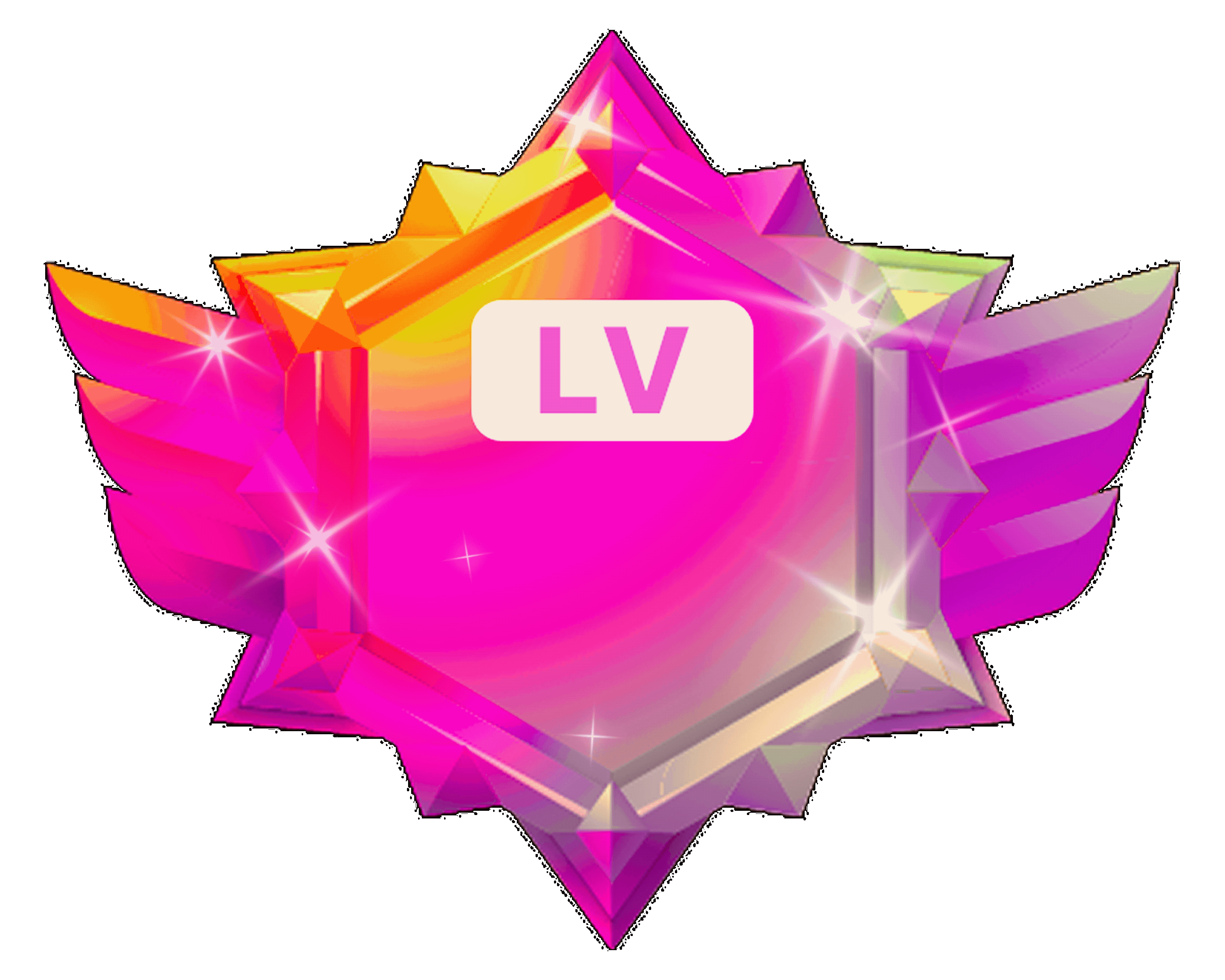 level badge