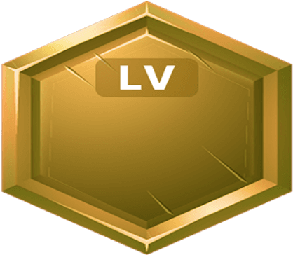 level badge